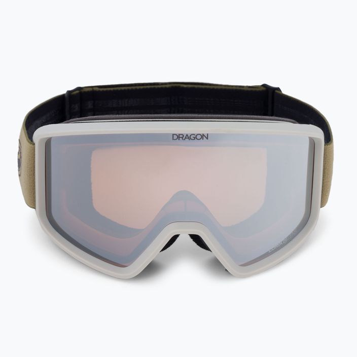 DRAGON DXT OTG ski goggles block biege/lumalens silver ion 47022-512 2