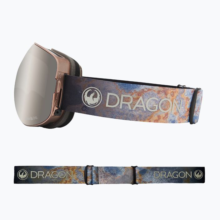 DRAGON X2 slate/lumalens silver ion/amber ski goggles 40454-030 8