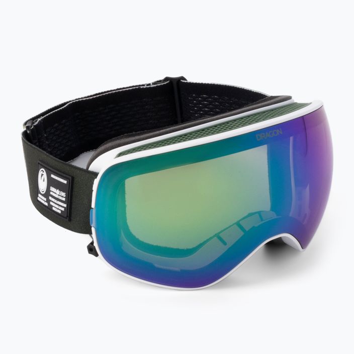 DRAGON X2S alpine camo/lumalens green ion/lumalens amber ski goggles 40455-160 2