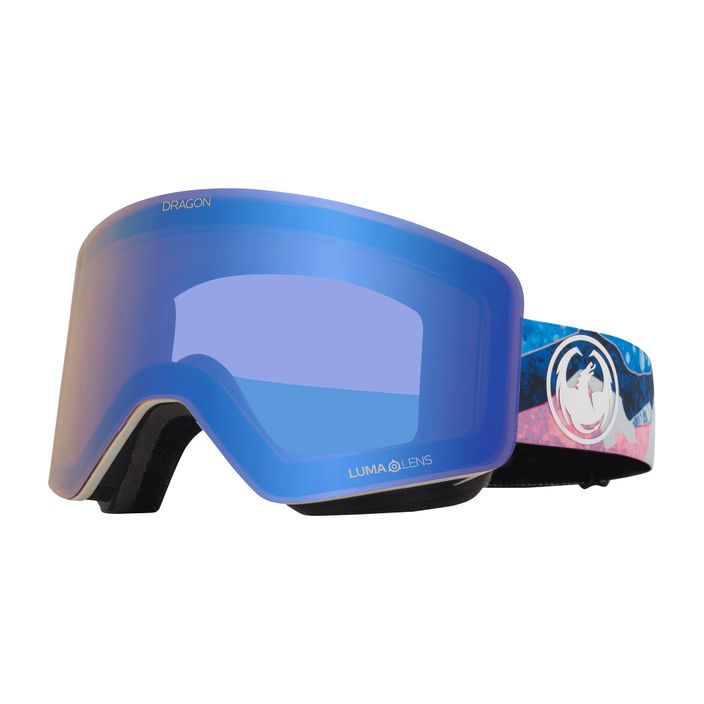 DRAGON R1 OTG mountain bliss/lumalens flash blue/lumalens dark smoke DRG110/6331429 ski goggles 8