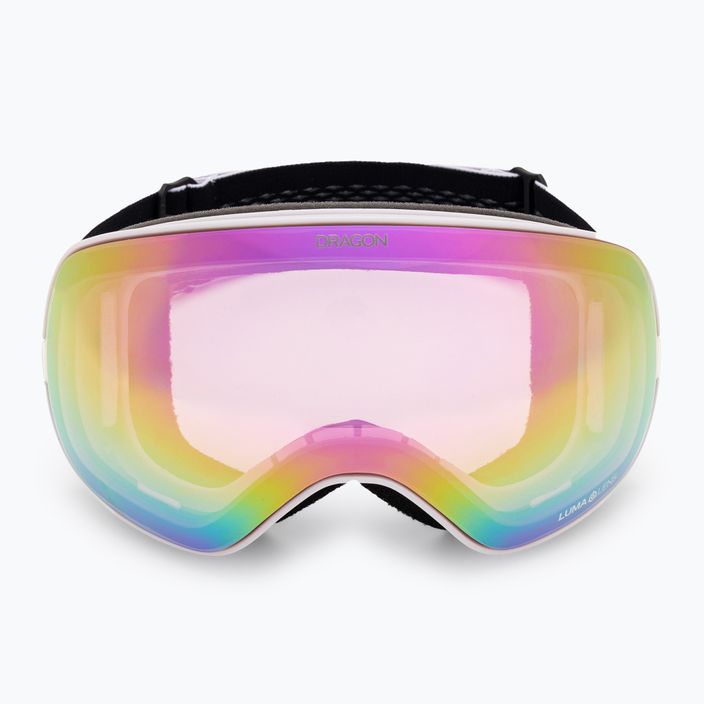 DRAGON X2S lilac/lumalens pink ion/dark smoke ski goggles 3
