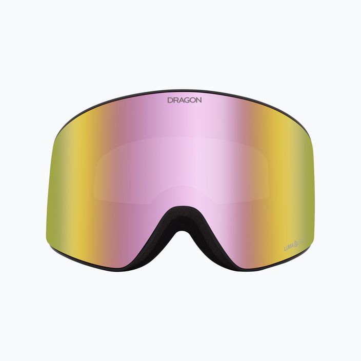 DRAGON PXV dennis renalter/lumalens pink ion/lumalens dark smoke ski goggles 38280/6534232 9