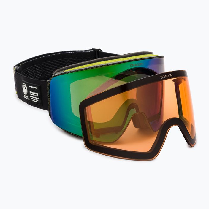 DRAGON PXV ski goggles lichen/lumalens green ion/lumalens amber 38280/6534342