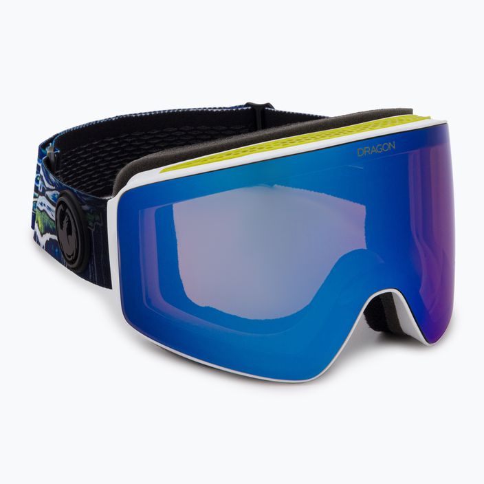 DRAGON PXV bryan iguchi/lumalens blue ion/lumalens amber ski goggles 38280/6534406 2