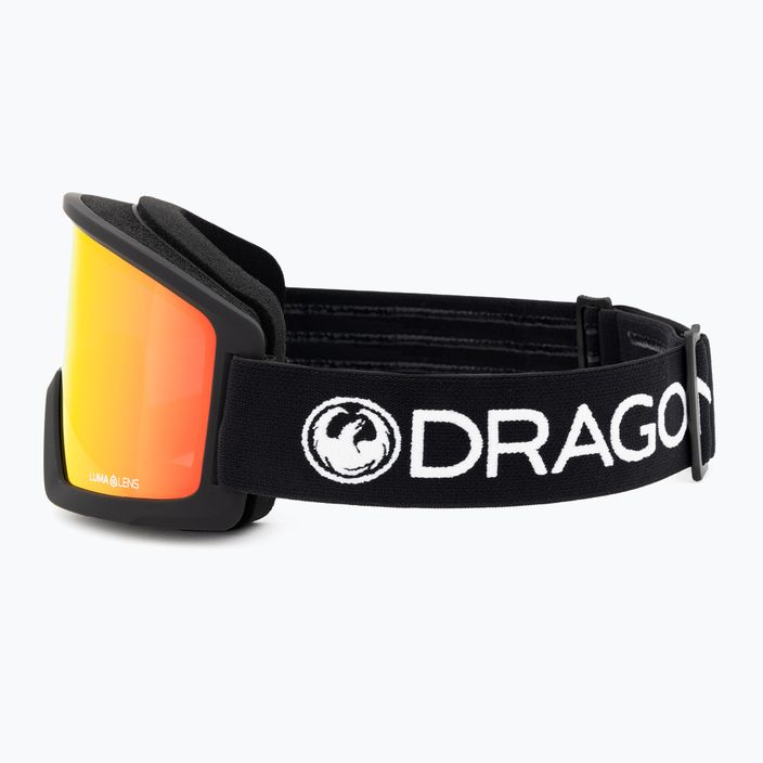 DRAGON DX3 L OTG black/lumalens red ion ski goggles 4