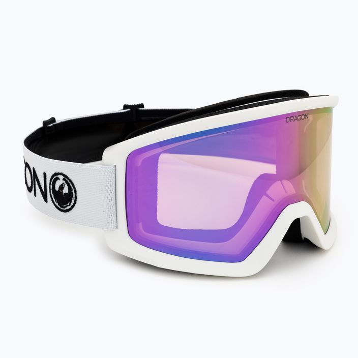 DRAGON L DX3 OTG ski goggles white/lumalens pink ion