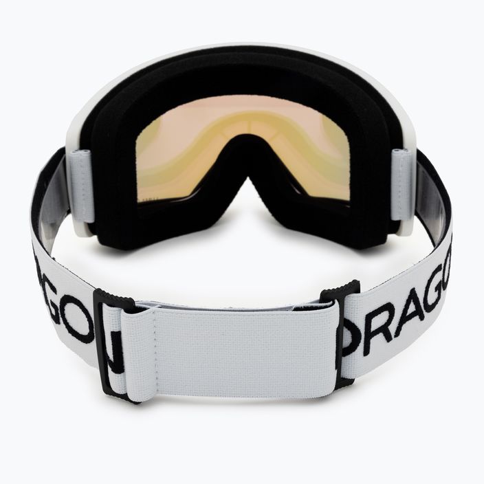 DRAGON L DX3 OTG ski goggles white/lumalens pink ion 3
