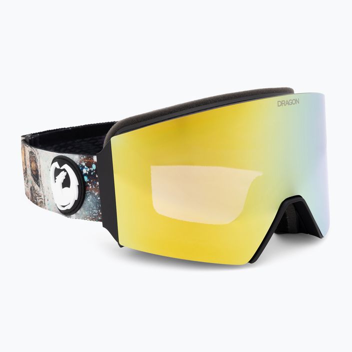 DRAGON RVX MAG OTG bryan iguchi signature/lumalens gold ion/violet ski goggles 2