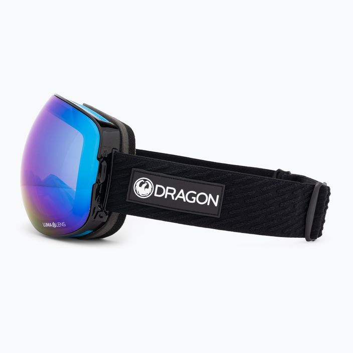 DRAGON X2 icon blue/lumalens blue ion/amber ski goggles 5