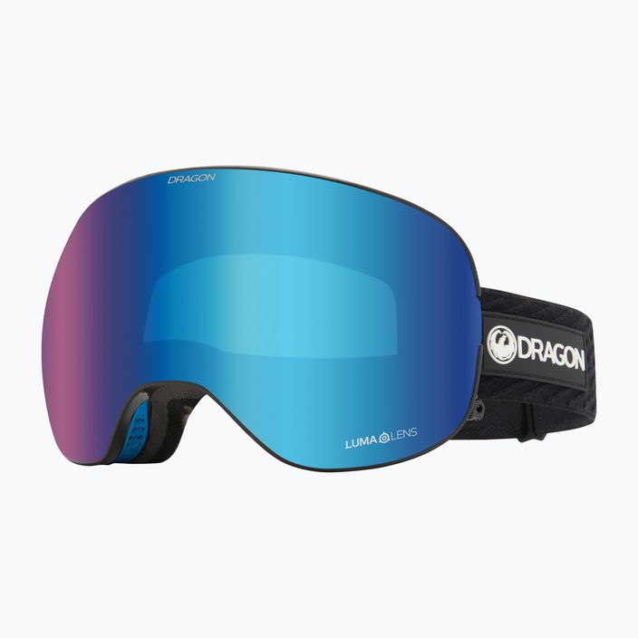 DRAGON X2 icon blue/lumalens blue ion/amber ski goggles 6