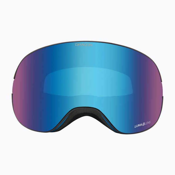 DRAGON X2 icon blue/lumalens blue ion/amber ski goggles 7