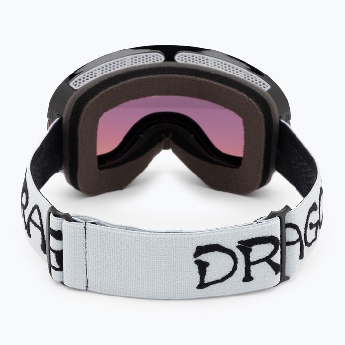 DRAGON X2 classic grey/lumalens gold ion/amber ski goggles 4
