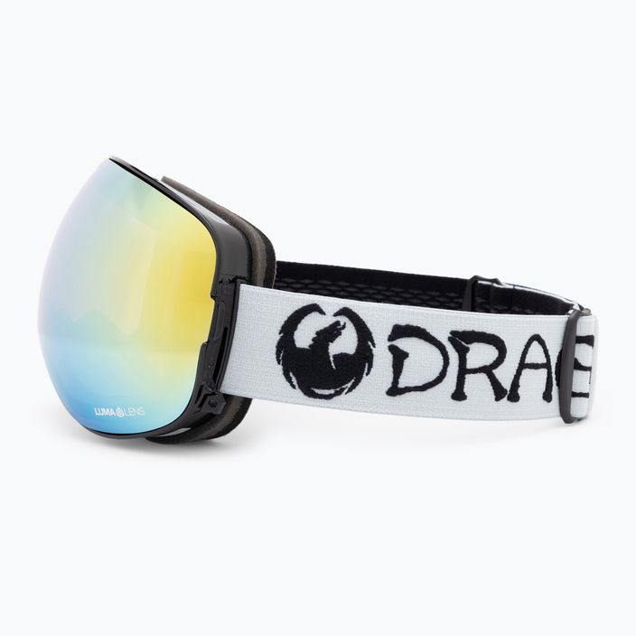 DRAGON X2 classic grey/lumalens gold ion/amber ski goggles 5