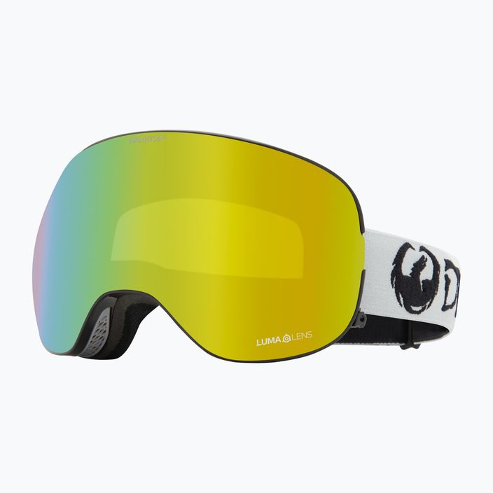DRAGON X2 classic grey/lumalens gold ion/amber ski goggles 6