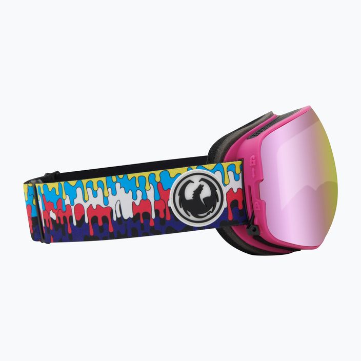 DRAGON X2S drip/lumalens pink ion/dark smoke ski goggles 8