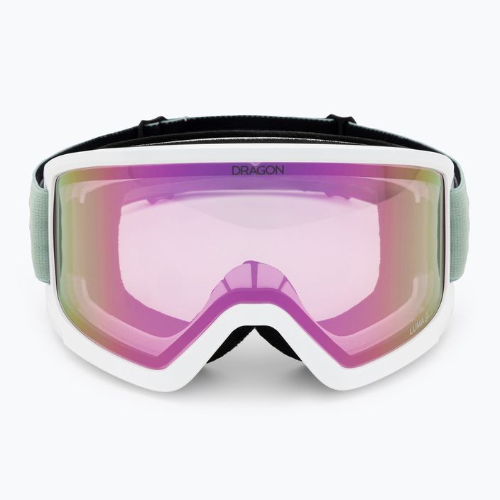 DRAGON DX3 OTG mineral/lumalens pink ion ski goggles 2