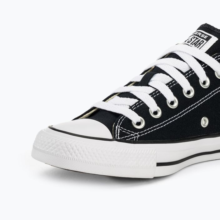 Converse Chuck Taylor All Star Classic Ox black trainers 7