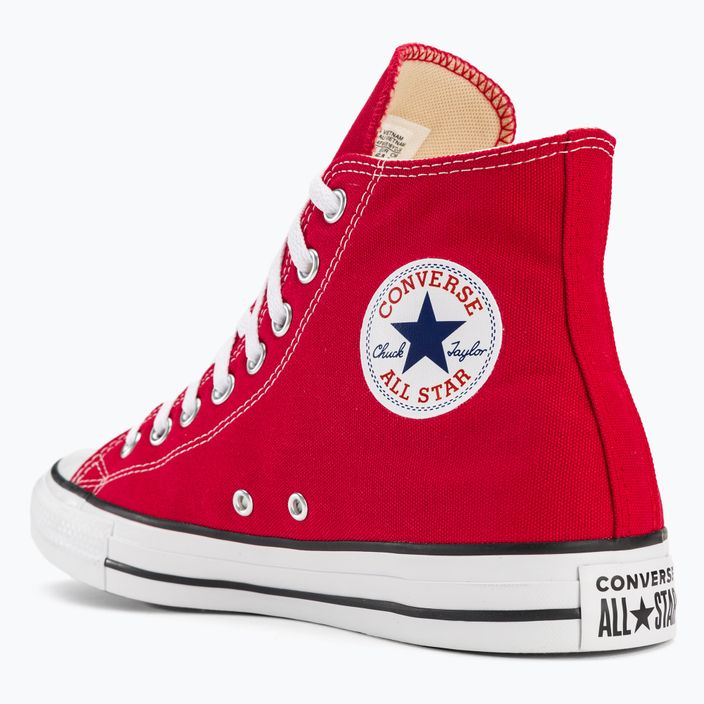 Converse Chuck Taylor All Star Classic Hi red trainers 7