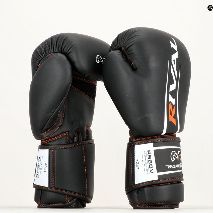 Rival Workout Sparring 2.0 boxing gloves black 10