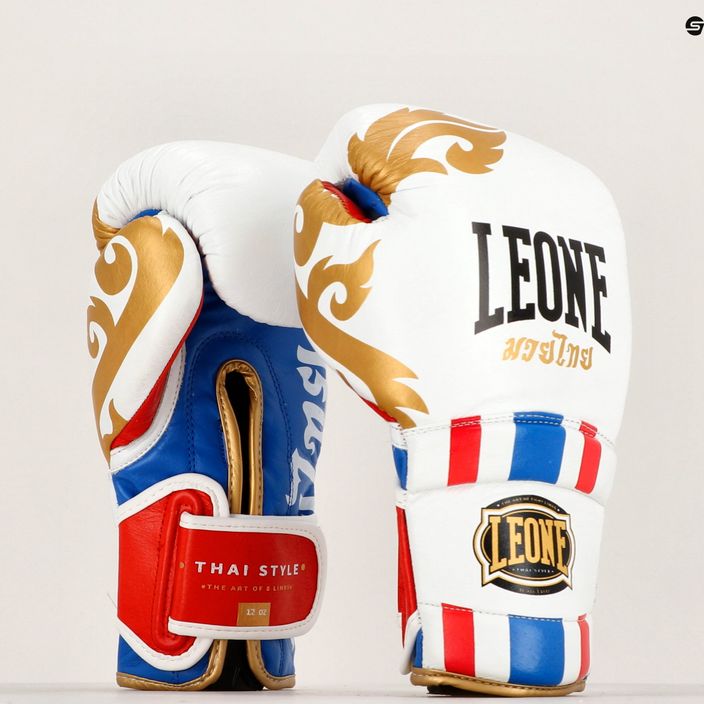 LEONE 1947 Thai Style boxing gloves white GN114 16