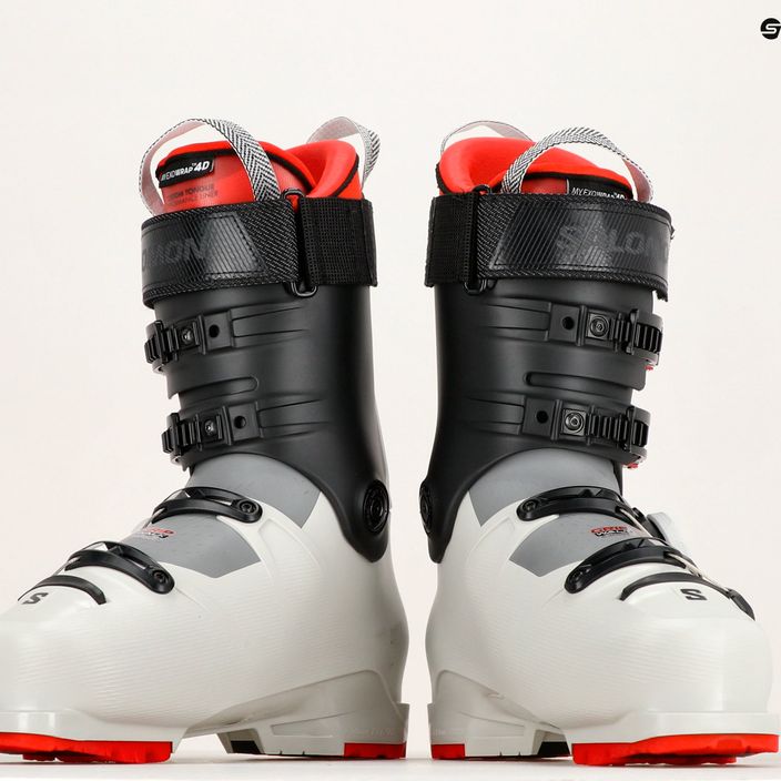 Men's ski boots Salomon S Pro Supra Boa 120 gray aurora/black/red 13