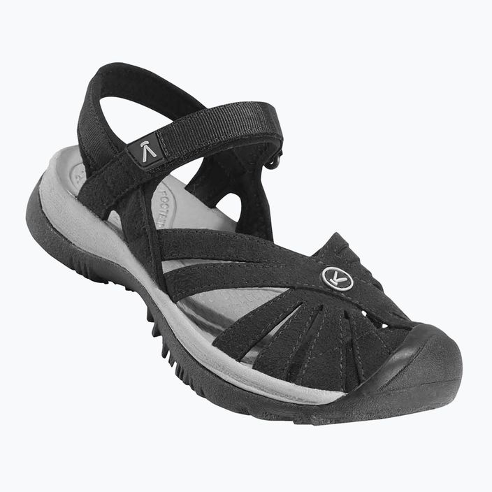 Women's trekking sandals KEEN Rose black/neutral gray 7
