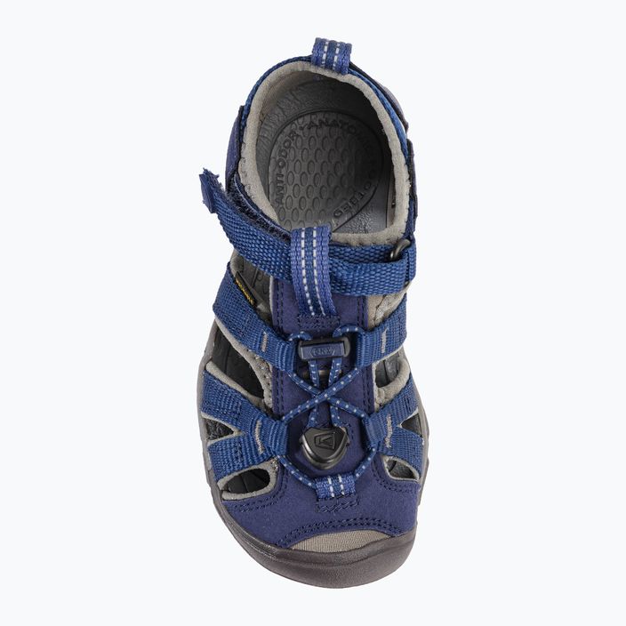 KEEN Seacamp II CNX blue depths/gargoyole children's trekking sandals 6