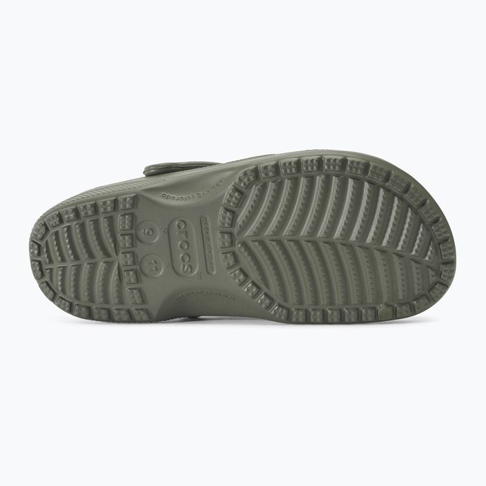 Men's Crocs Classic dusty olive flip-flops 6