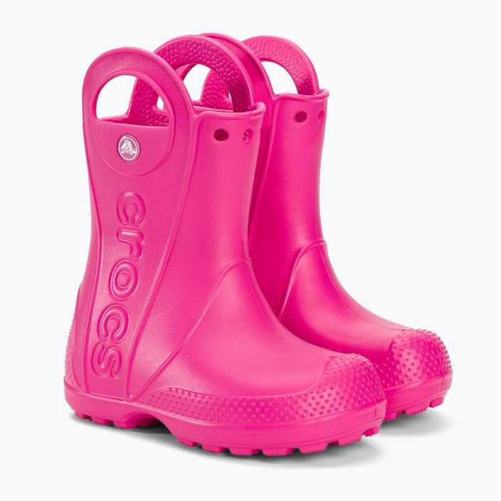 Crocs Handle Rain Boot Kids candy pink wellingtons 4