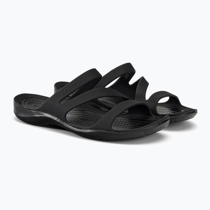Women's Crocs Swiftwater Sandal black 203998-060 flip-flops 4