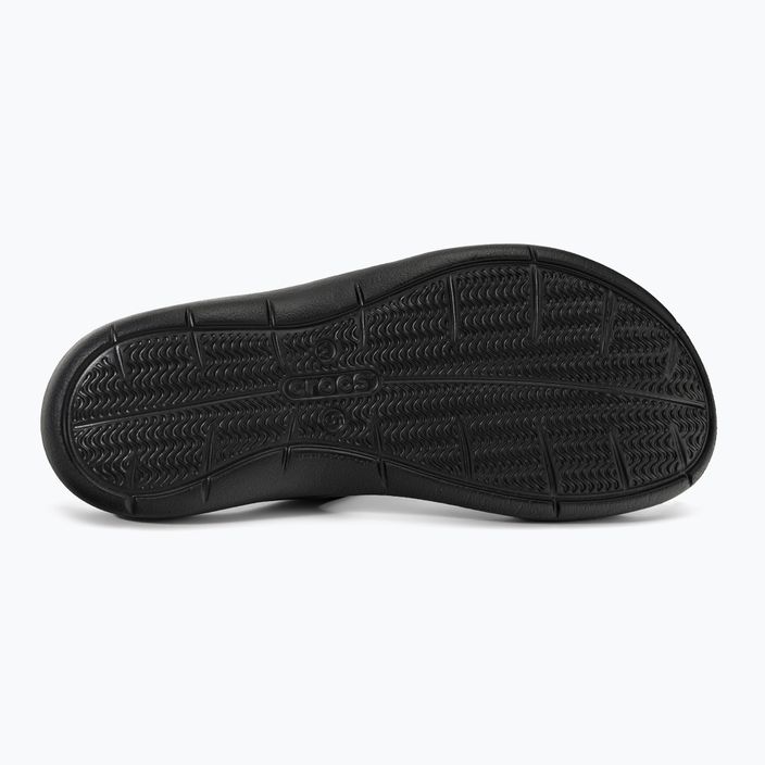 Women's Crocs Swiftwater Sandal black 203998-060 flip-flops 5