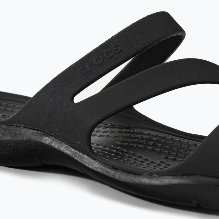Women's Crocs Swiftwater Sandal black 203998-060 flip-flops 8