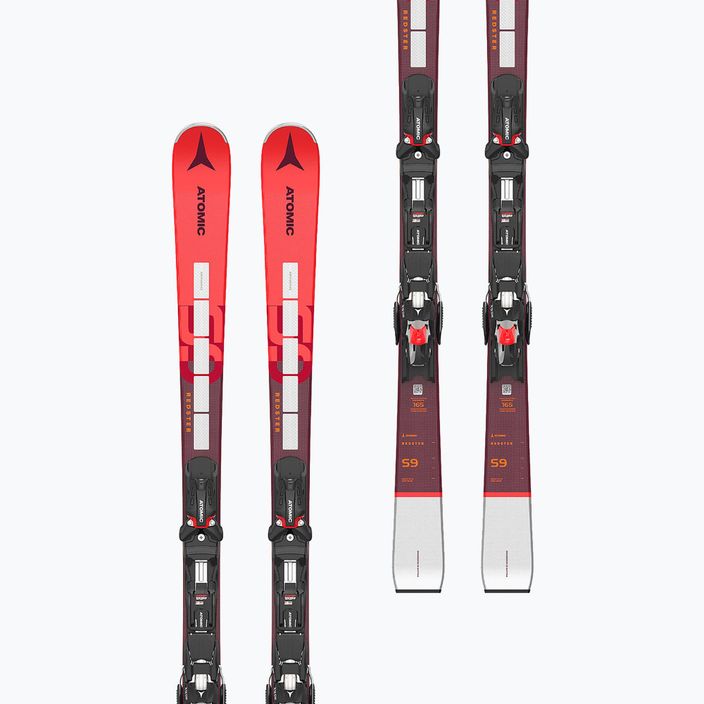 Men's Atomic Redster S9 Revo S + X12 GW downhill skis red AA0028930/AD5002152000 11
