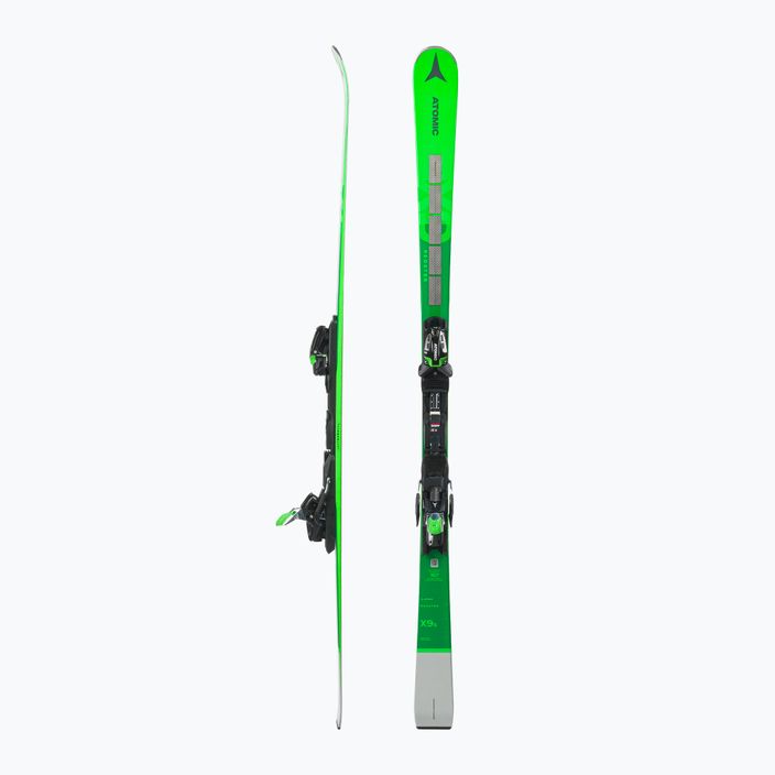 Men's Atomic Redster X9S Revoshock S + X12 GW downhill skis green AASS02756 2