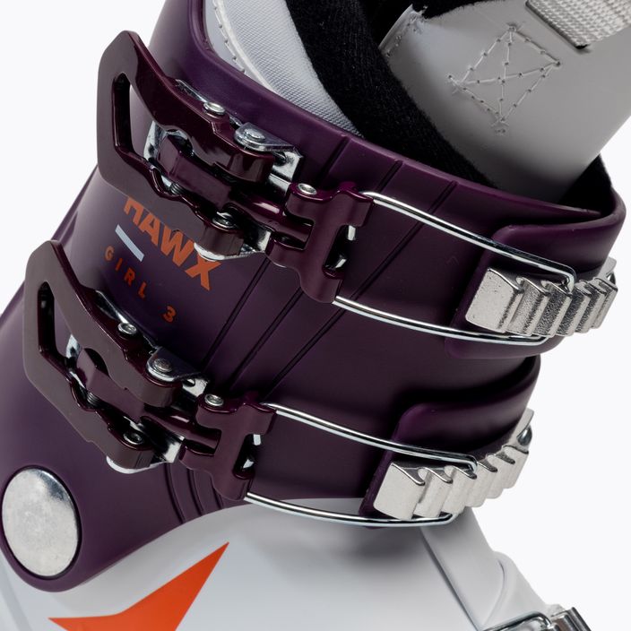 Atomic Hawx Girl 3 children's ski boots white and purple AE5025640 7