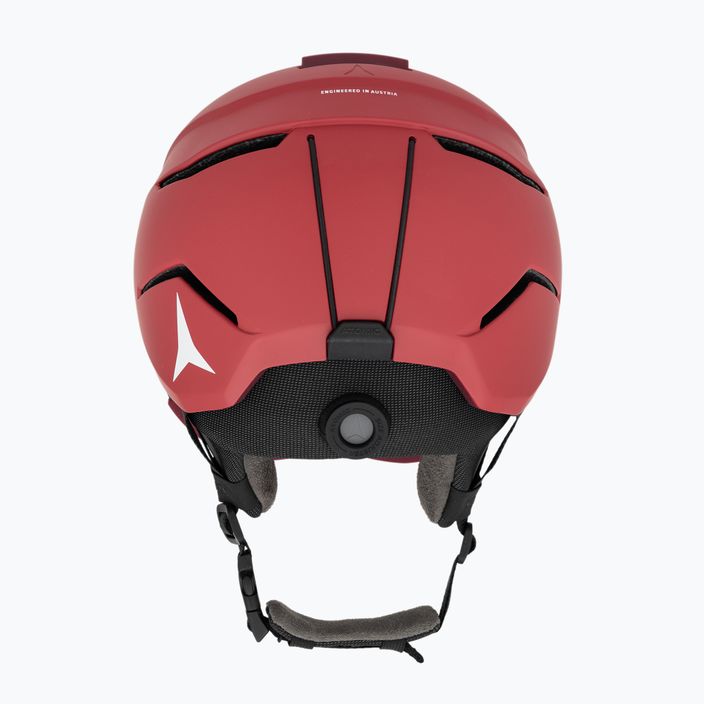 Atomic Savor Visor Stereo ski helmet dark red 3