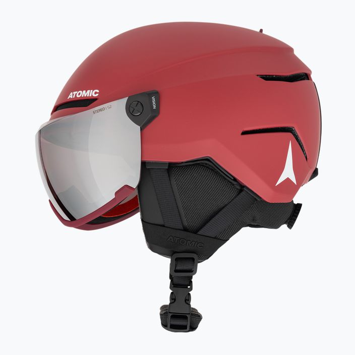 Atomic Savor Visor Stereo ski helmet dark red 5