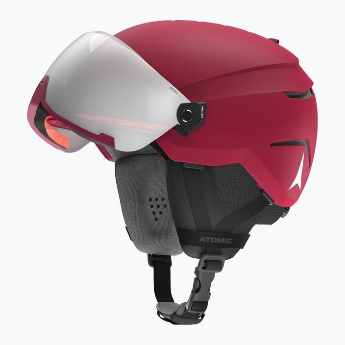 Atomic Savor Visor Stereo ski helmet dark red 6
