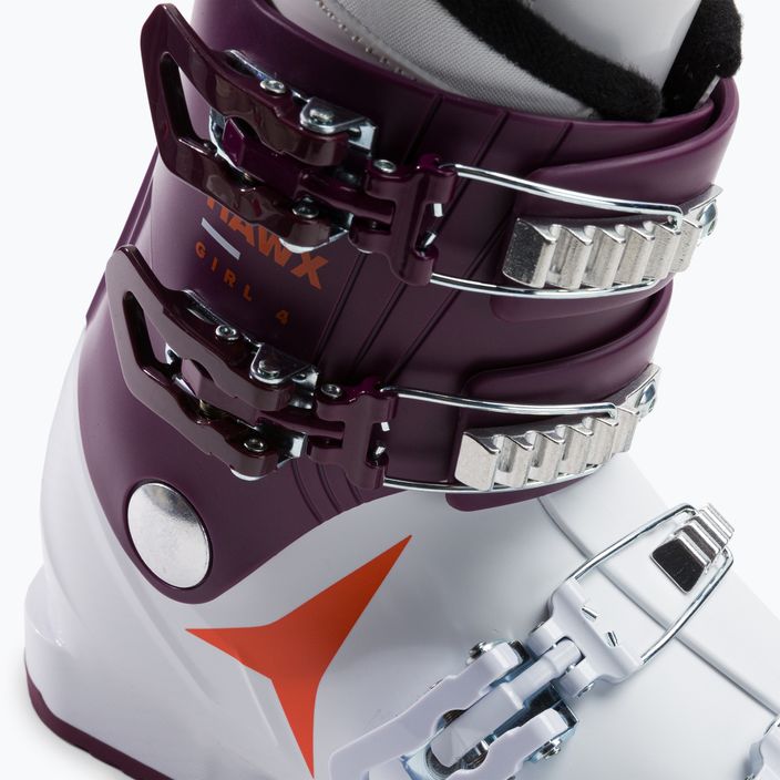 Atomic Hawx Girl 4 children's ski boots white and purple AE5025620 6