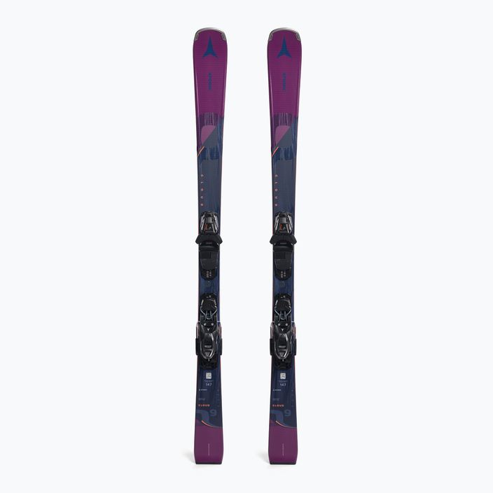 Atomic Cloud Q9 + M10 GW women's downhill skis black and purple AASS03076