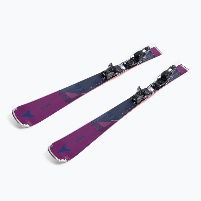 Atomic Cloud Q9 + M10 GW women's downhill skis black and purple AASS03076 4