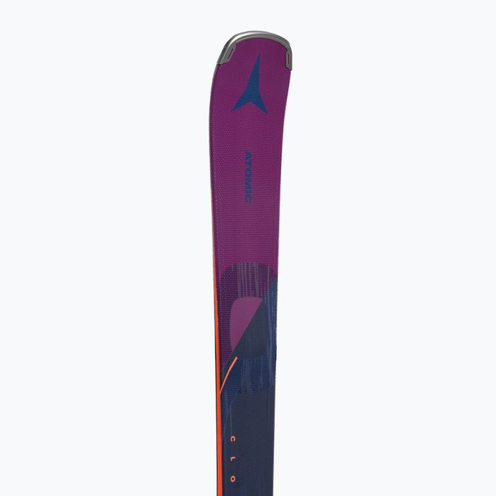 Atomic Cloud Q9 + M10 GW women's downhill skis black and purple AASS03076 8