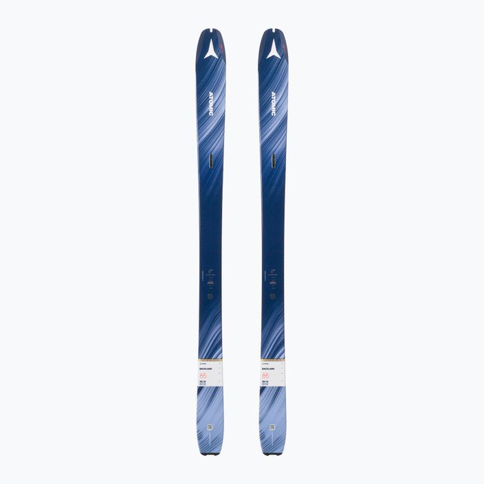 Women's skate ski Atomic Backland 85W + Skins blue AAST01924 2