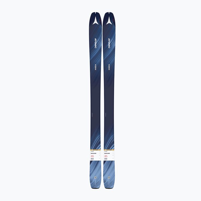 Women's skate ski Atomic Backland 85W + Skins blue AAST01924