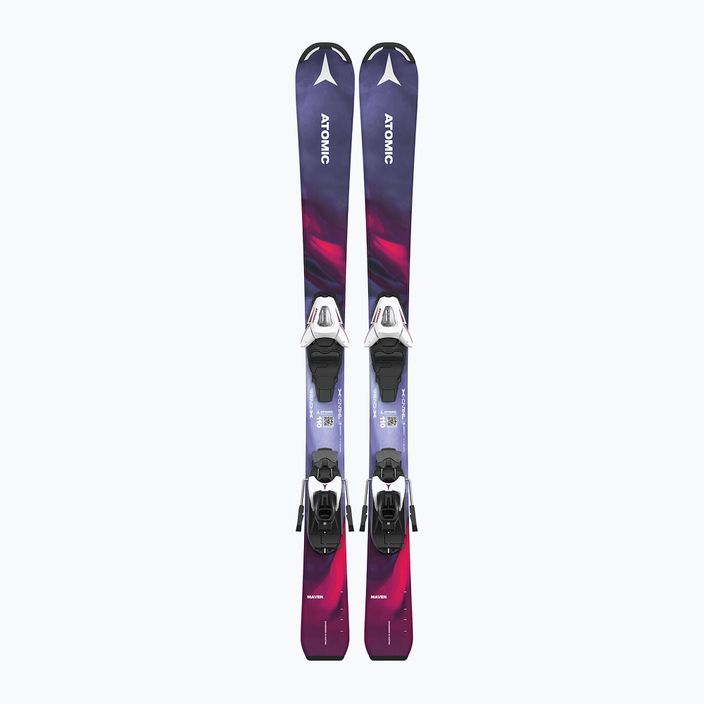 Atomic Maven Girl + C5 GW children's downhill skis in colour AASS03088 10