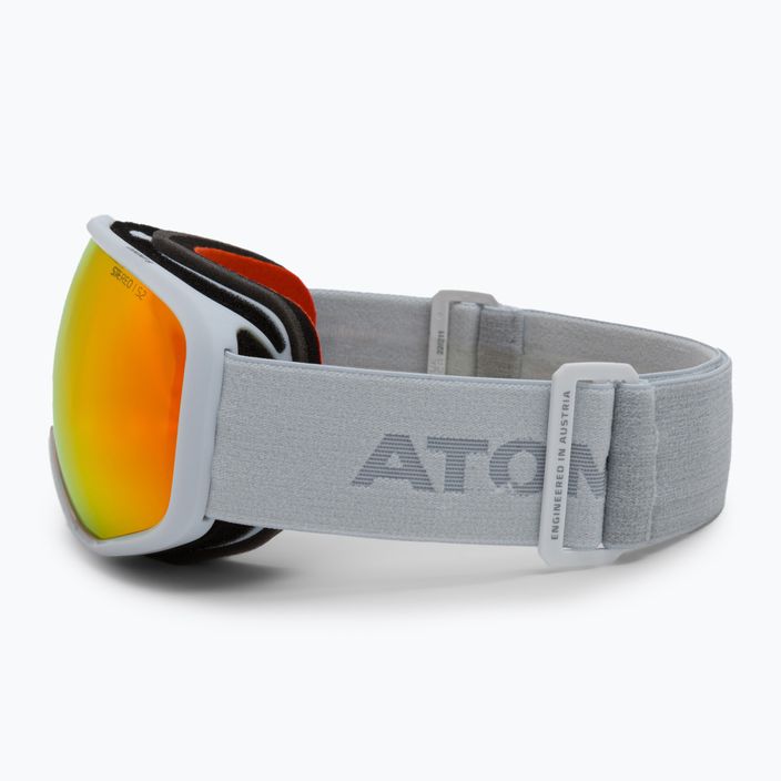Atomic Count S Stereo light grey/red stereo ski goggles AN5106304 4