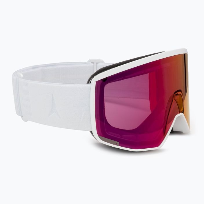 Atomic Four Pro HD white/pink copper ski goggles 2