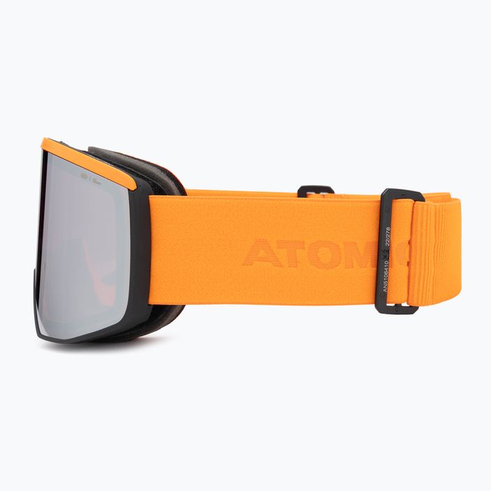 Atomic Four Pro HD orange silver ski goggles 5