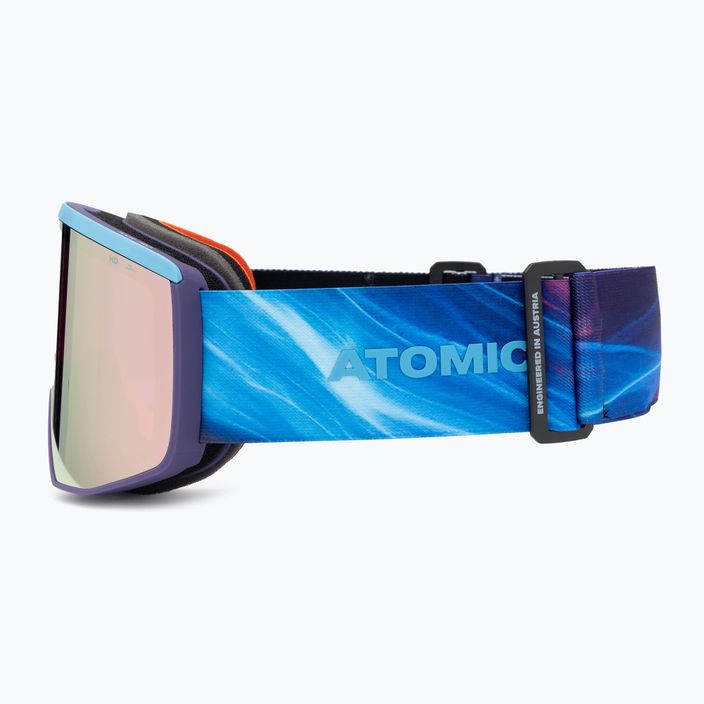 Atomic Four Pro HD ski goggles black/purple/cosmos/pink copper 5