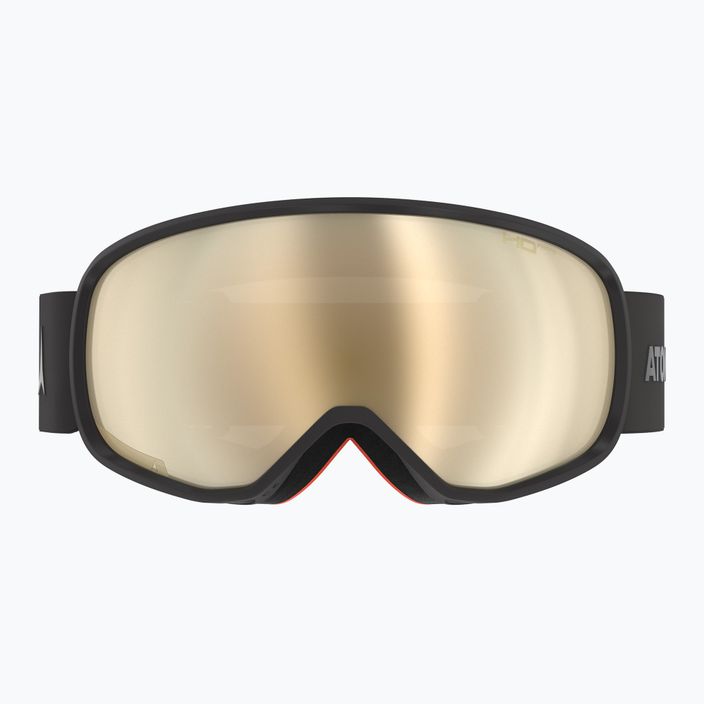 Atomic Revent HD Photo black/amber gold ski goggles 6